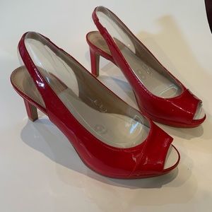 Kelly & Katie Red patent leather shoes